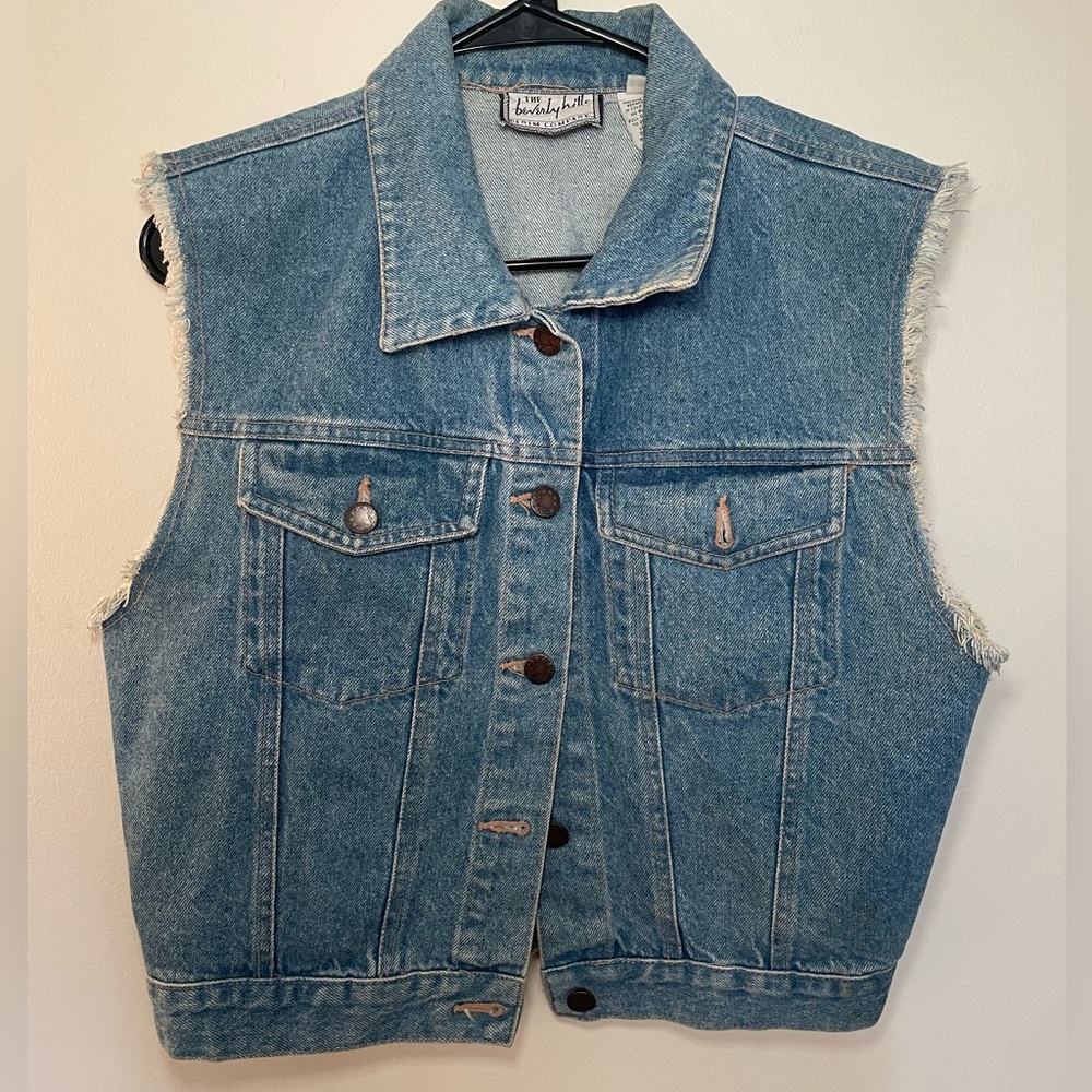 Vintage denim vest